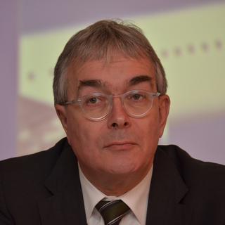 Christoph Brutschin, vice président du CA de l'EuroAirport. [RTS - Gaël Klein]