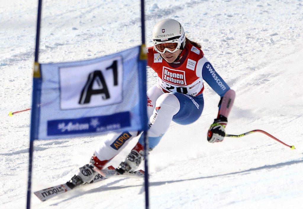 Suter a offert à la Suisse son quatrième podium de l'hiver. [KEYSTONE - Robert Jaeger]