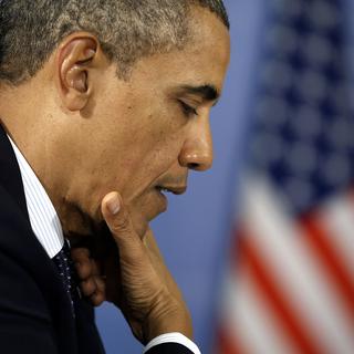Barack Obama évoque une éventuelle "percée diplomatique" sur la Syrie. [Kevin Lamarque]