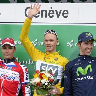 Vainqueur du Tour de Romandie, Christopher Froome (au centre) n'a pas failli à son rang de favori.