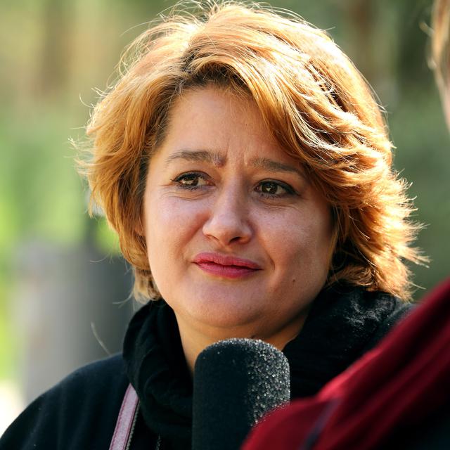 Sesilia Plasari, comédienne et metteuse en scène albanaise. [Thomas Wüthrich]