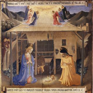 Nativité Jésus Vierge Marie Saint Joseph tableau