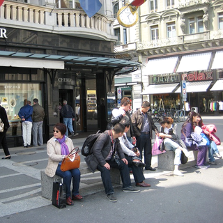 Des touristes chinois à Lucerne. [RTS - Alain Arnaud]