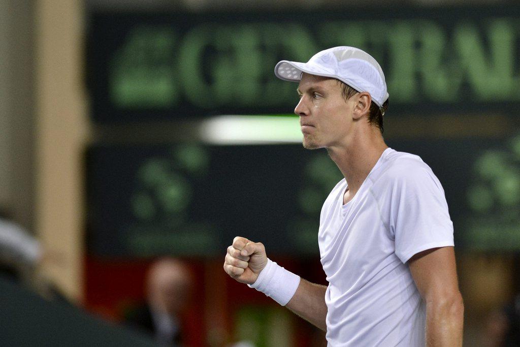 Tomas Berdych a fait parler son expérience pour battre Henri Laaksonen et ramener son équipe à 1-1.