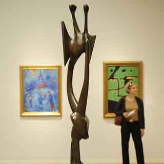 "Standing Figure" de Henry Moore exposée chez Sotheby's à New York en 2011. [Emmanuel Dunand]