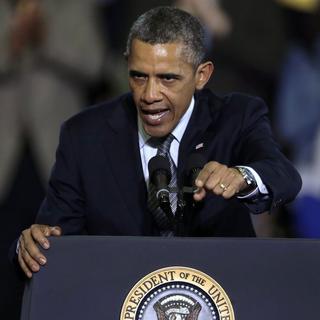 Barack Obama montre-til des signes de faiblesse? [AP/Keystone - Charles Krupa]