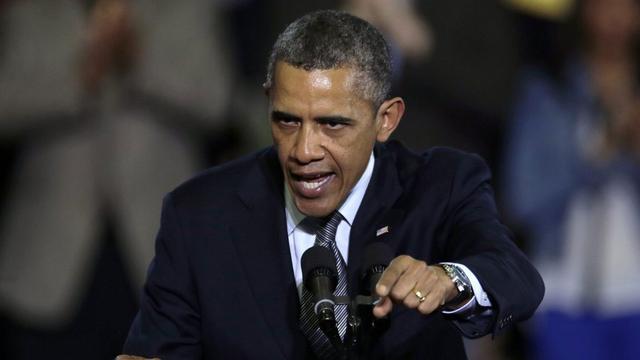 Barack Obama montre-til des signes de faiblesse? [AP/Keystone - Charles Krupa]