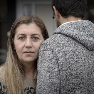 Cette mère syrienne et son fils sont arrivés en Suède en juin dernier. [Jonathan Nackstrand]
