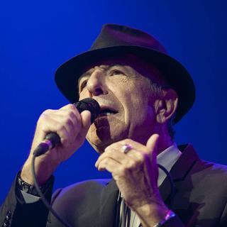 Leonard Cohen sur la scène du MJF jeudi 04.07.2013. [Sandro Campardo]