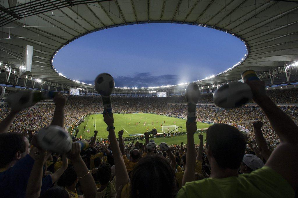 Cet "amical" servait d'inauguration officielle du mythique Maracana [KEYSTONE - Felipe Dana]