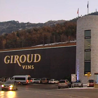 Les locaux de Giroud vins, inaugurés en 2008 à Sion.