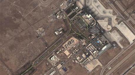L'aéroport international de Damas.