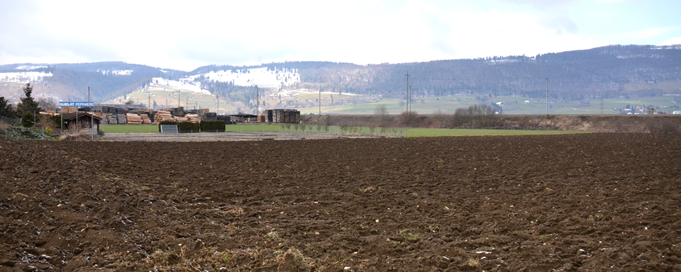 Un des sites potentiels pour le projet de géothermie profonde dans le Jura. [Gaël Klein]