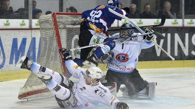 Les Dragons ont dû s'arracher au Stade de Glace. [Peter Schneider]