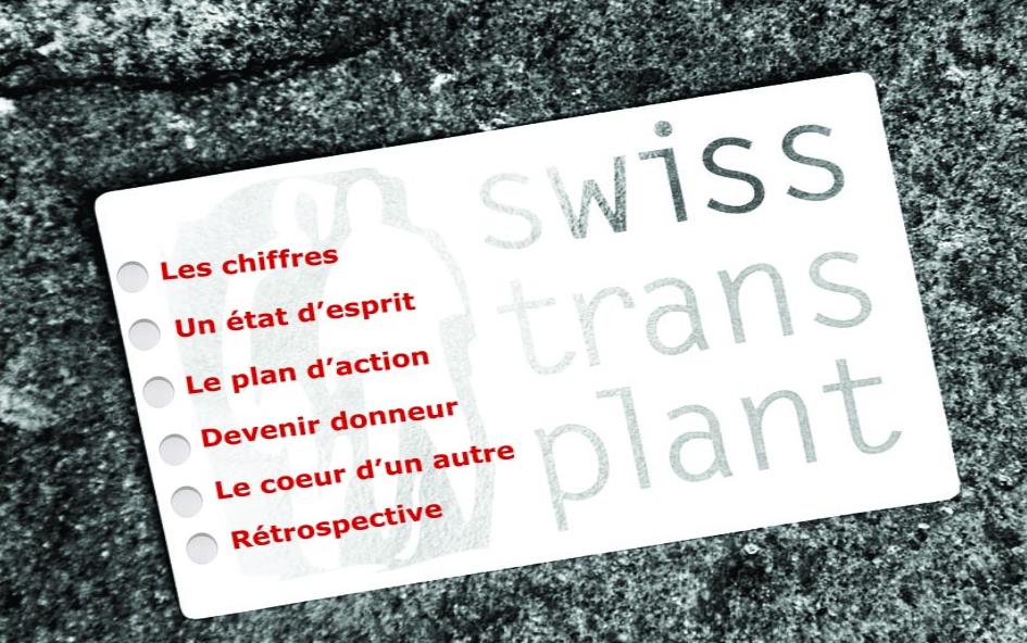 Infographie sur le don d'organe en Suisse.