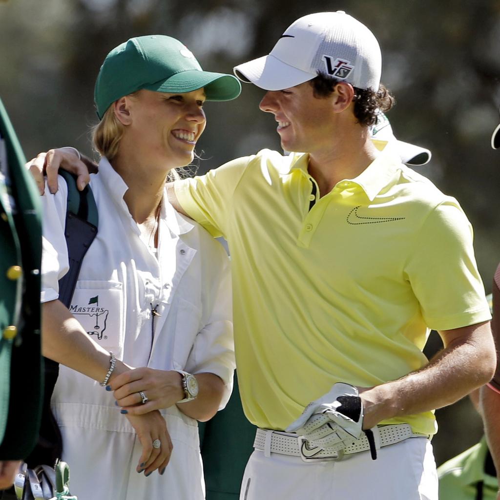 Caroline Wozniacki - Rory McIlroy, une romance entamée à l'été 2011. [KEYSTONE - Darron Cummings]