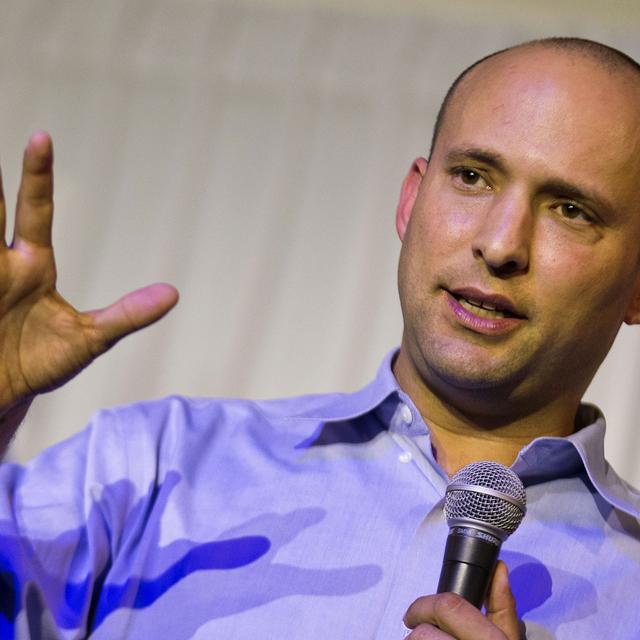 Naftali Bennett, chef de file du parti "La Maison Juive". [Jack Guez]