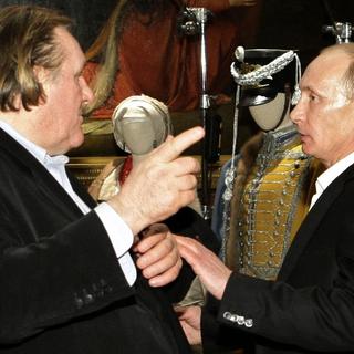 Depardieu a des liens avec plusieurs dirigeants des anciennes républiques soviétiques, à commencer par Vladimir Poutine. [RIA-NOVOSTI POOL/AFP - Alexei Nikolsky]
