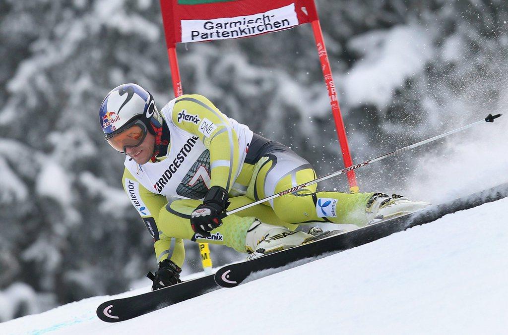 Askel Svindal compte 29 points de retard sur Marcel Hirscher au classement général.