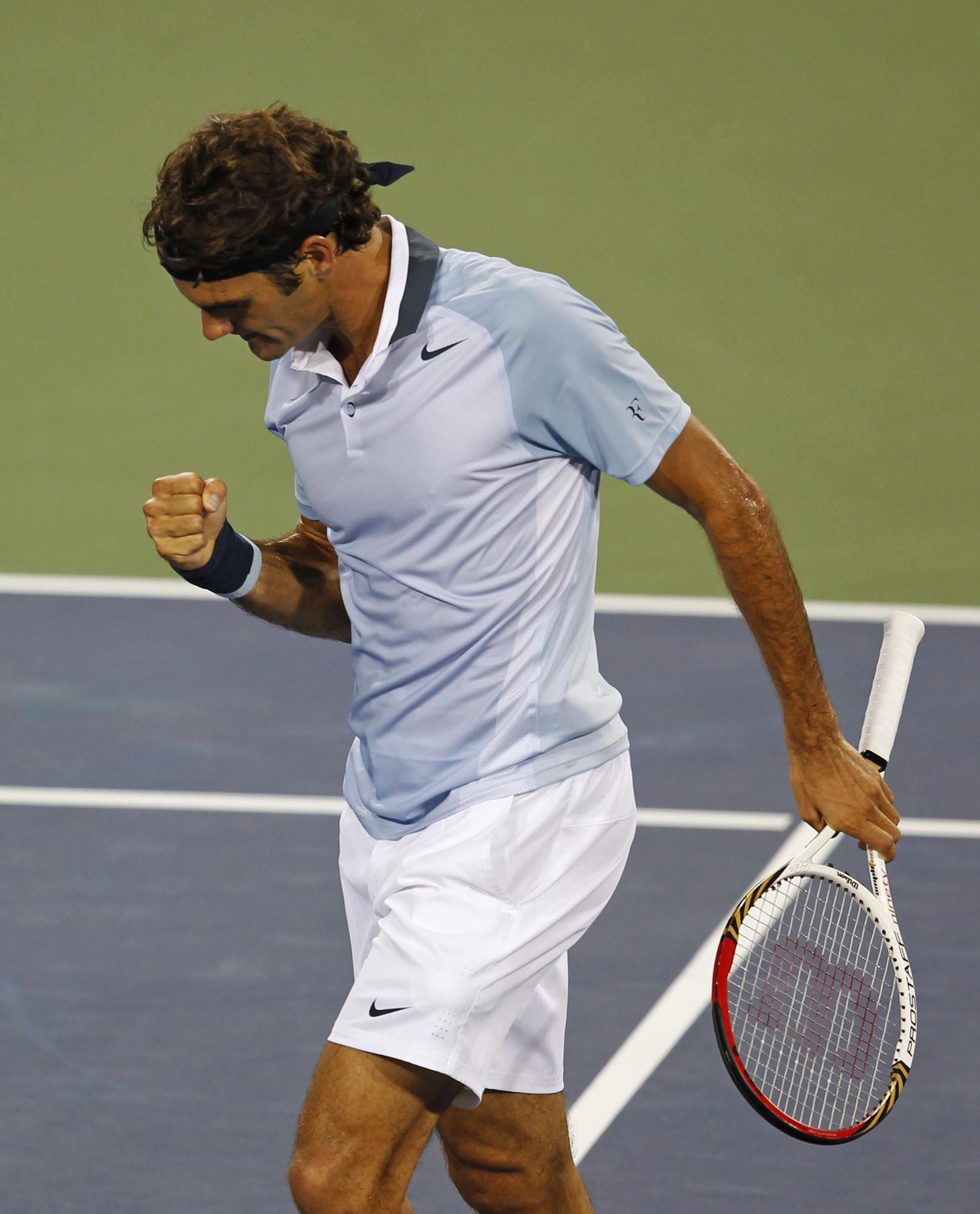 Federer a montré un visage de conquérant contre Nadal. [John Sommers II]