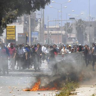 Des affrontements entre les forces de l’ordre et des participants à un rassemblement organisé par les islamistes radicaux d’Ansar Ashariaa ont eu lieu ce week-end en Tunisie. [Hassene Dridi - AP Photo]