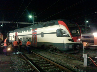 train déraillement genève [RTS]