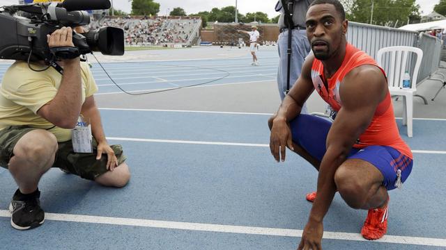 Tyson Gay sous la loupe. [Charlie Neibergall]