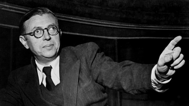 Jean-Paul Sartre en 1948.