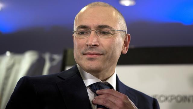 Mikhaïl Khodorkovski, ce 22 décembre à Berlin, deux jours après sa libération. [Axel Schmidt]