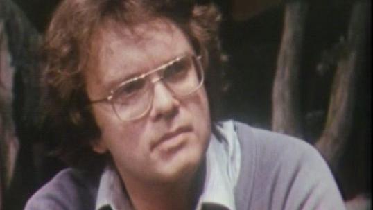 Jean-Charles Simon, animateur TV, homme de radio et metteur en scène en 1985. [RTS]
