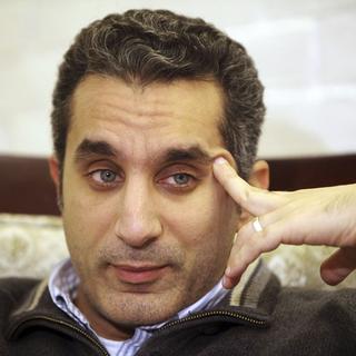 L'humoriste égyptien Bassem Youssef. [Asmaa Waguih]