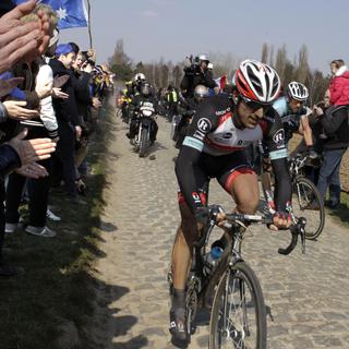 Fabian Cancellara est allé au bout de lui-même pour s'imposer une troisième fois à Paris-Roubaix. [Pascal Rossignol]
