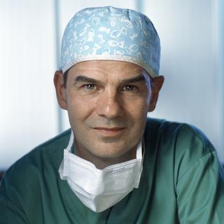 Le chirurgien cardio-vasculaire René Prêtre. [Gaetan Bally]