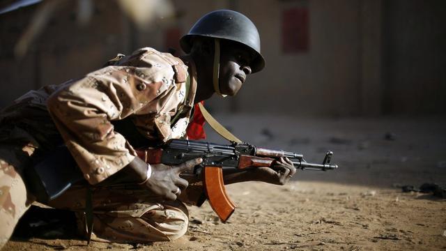 Un soldat malien à Gao, dimanche 10 février dernier. [Jerome Delay / AP Photo]