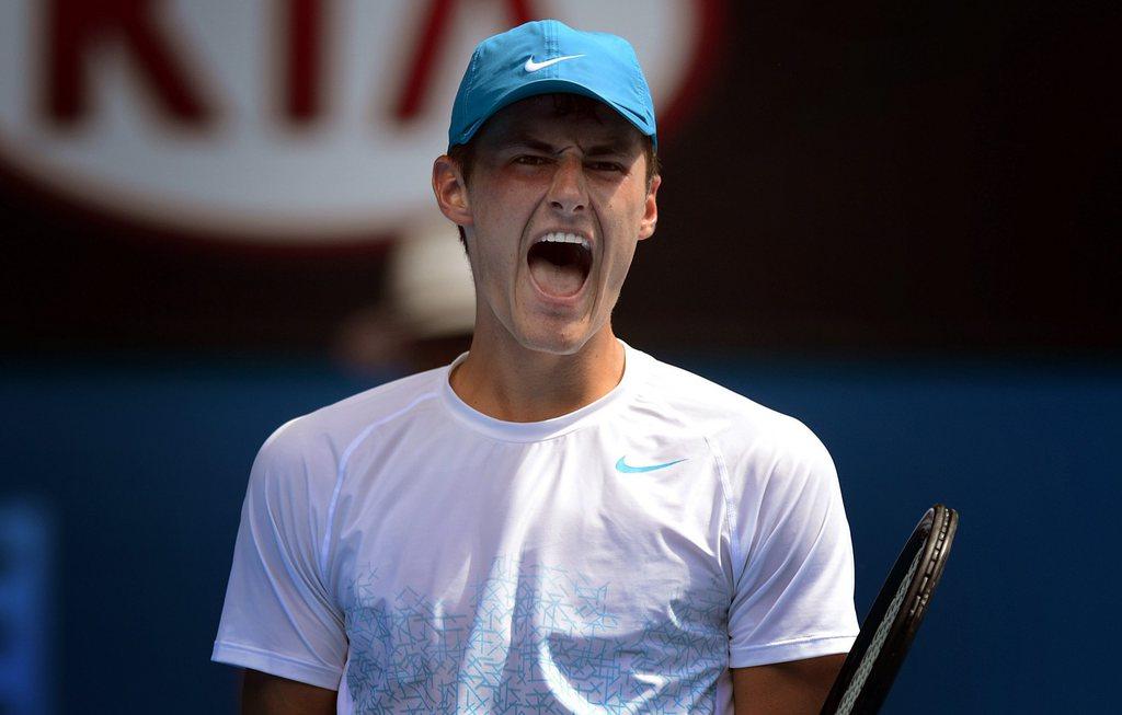 Bernard Tomic, un joueur dont la confiance frise parfois avec l'arrogance. [KEYSTONE - JOE CASTRO]