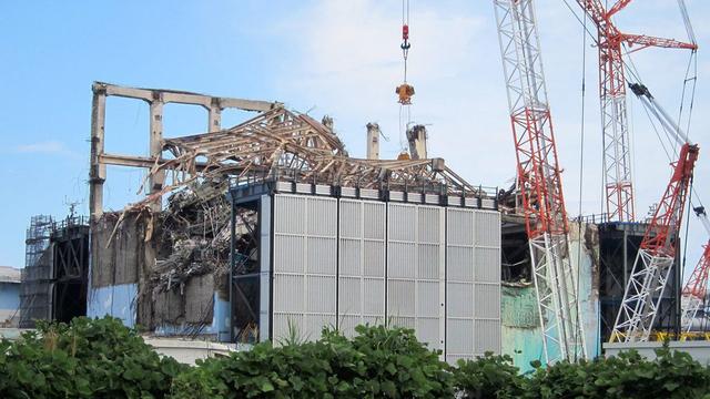 Le réacteur 3 de la centrale de Fukushima. [EPA TEPCO]