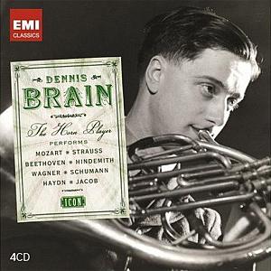 Pochette CD de Dennis Brain. [Emi Classics]