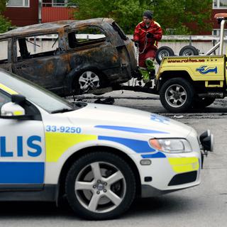 Ces violences ont provoqué un débat en Suède sur l'intégration des immigrés, qui représentent environ 15% de la population. [Jonathan Nackstrand]