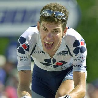 Sven Montgomery au Tour de France en 2001. [AP/Keystone - Christophe Ena]