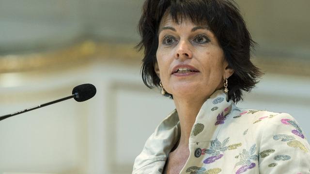 La conseillère fédérale Doris Leuthard, cheffe du Département des transports. [Peter Schneider]