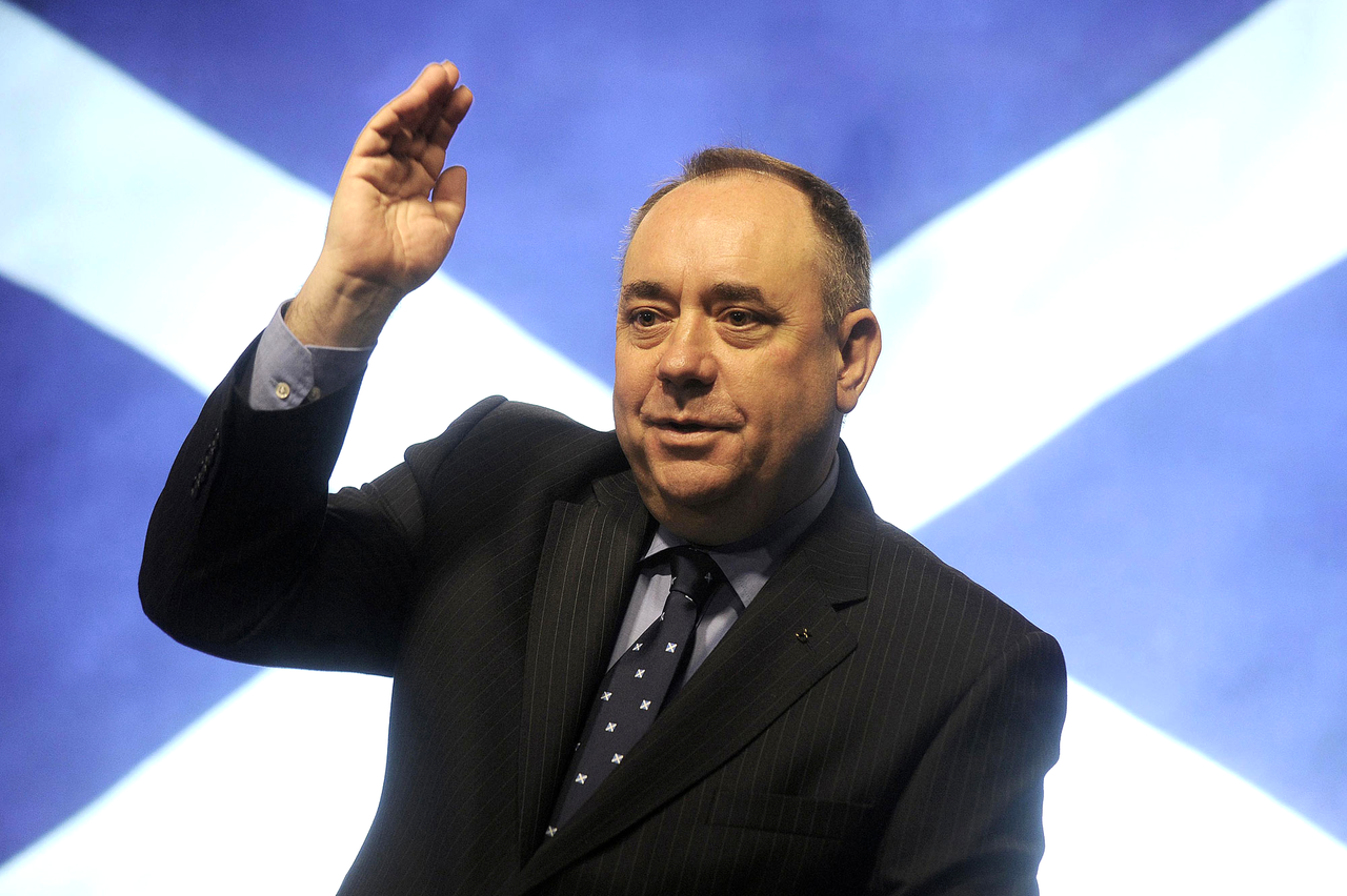 "L'avenir de l'Ecosse est désormais entre les mains des Ecossais", dit Alex Salmond. [Andy Buchanan]