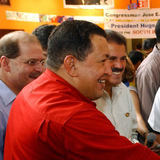 Hugo Chavez s'était rendu dans le Bronx en 2005. [AP Photo/Jennifer Szymaszek]