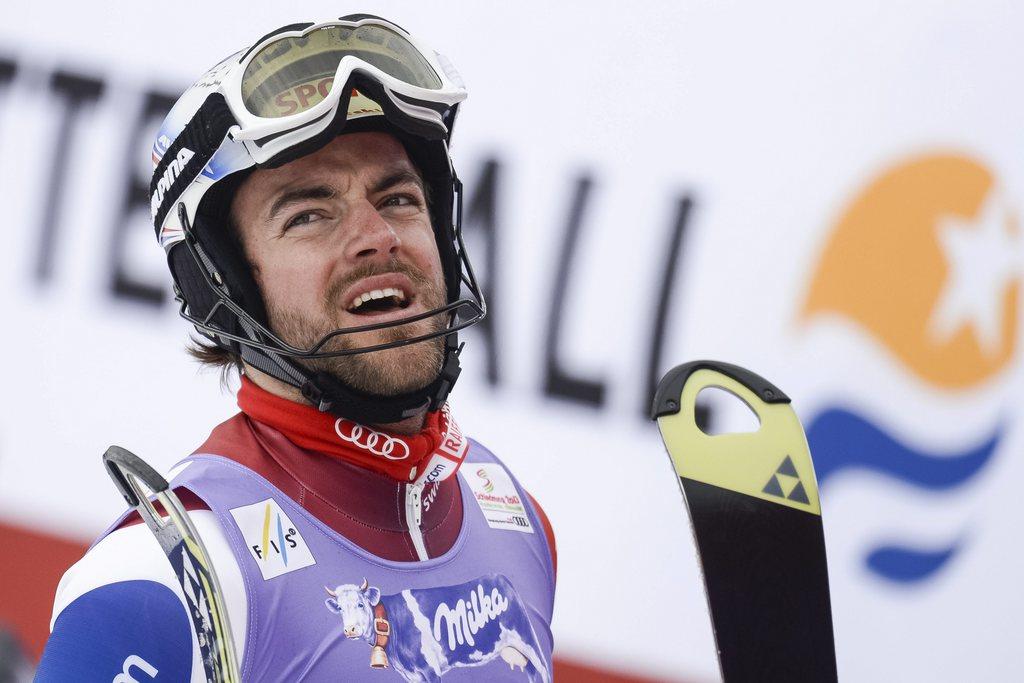Markus Vogel a arraché in extremis son ticket en slalom. [JEAN-CHRISTOPHE BOTT]