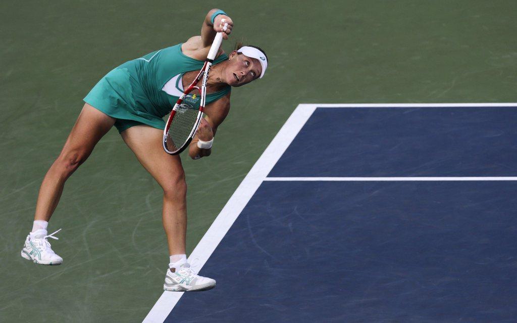 Samantha Stosur, reine de New York en 2011, tombe déjà. [KEYSTONE - Charles Krupa]