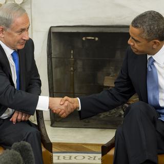 Benyamin Netanyahou a été reçu à la Maison Blanche. [Saul Loeb]