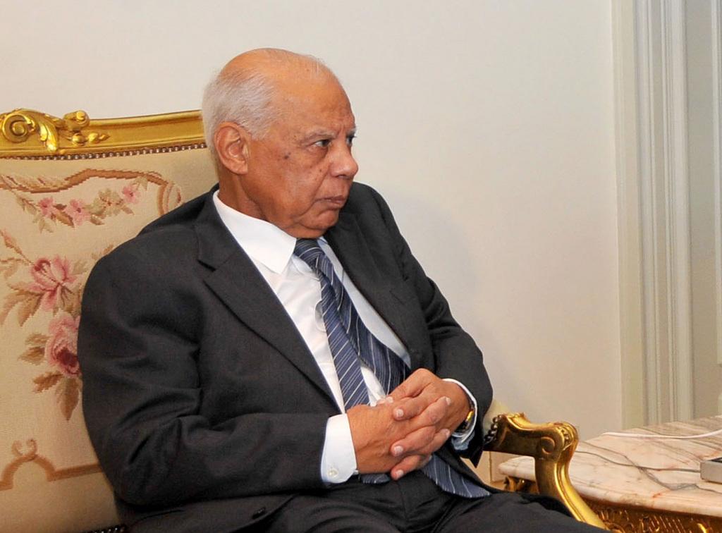 Le Premier ministre de transition égyptien Hazem el Beblaoui. [KEYSTONE - AP Photo/Egyptian Presidency, File]
