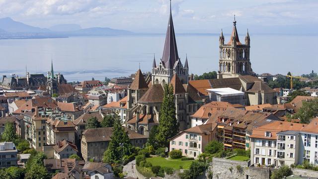 Vue de la ville de Lausanne. [Gaetan Bally]