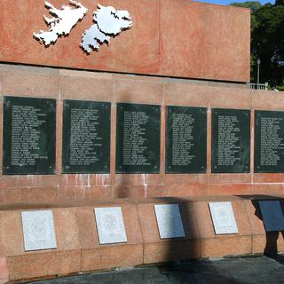 Le mémorial à Buenos Aires dédié aux Argentins morts lors de la guerre des Malouines. [Jean-Pierre Muller]