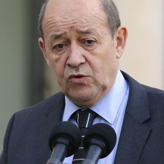 Jean-Yves Le Drian, ministre français de la Défense. [Kenzo Tribouillard]