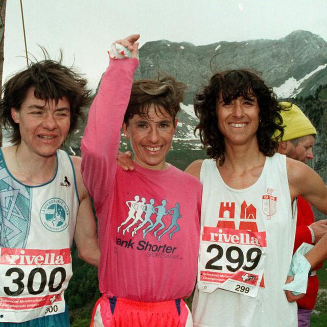 Isabella Crettenand-Moretti en 1997 (à droite). [Patrick Kraemer]